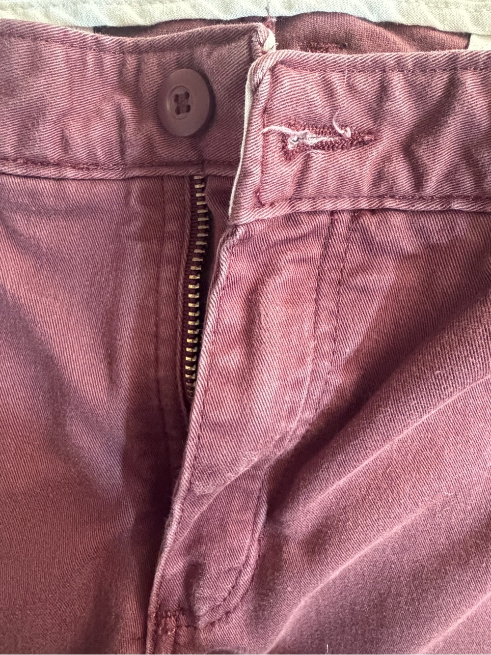 Vans Authentic Chino Straight Pants - Port/Maroon - Picture 7 of 10
